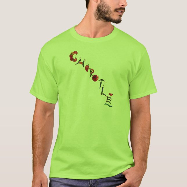 Camiseta Pimientas de chile de Chipotle (Anverso)