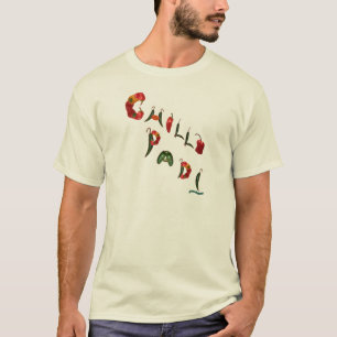Camiseta Pimientas de chile de Padi de los chiles