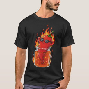 Camiseta Pimiento Chili Divertido Humor Vegetal Comida Pica