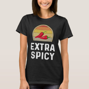 Camiseta Pimiento Chili Extra Picante Concurso Retro