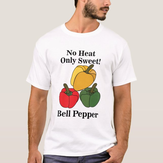 Camiseta Pimiento Morrón Capsicum Amarillo Rojo Verde Diver (Anverso)