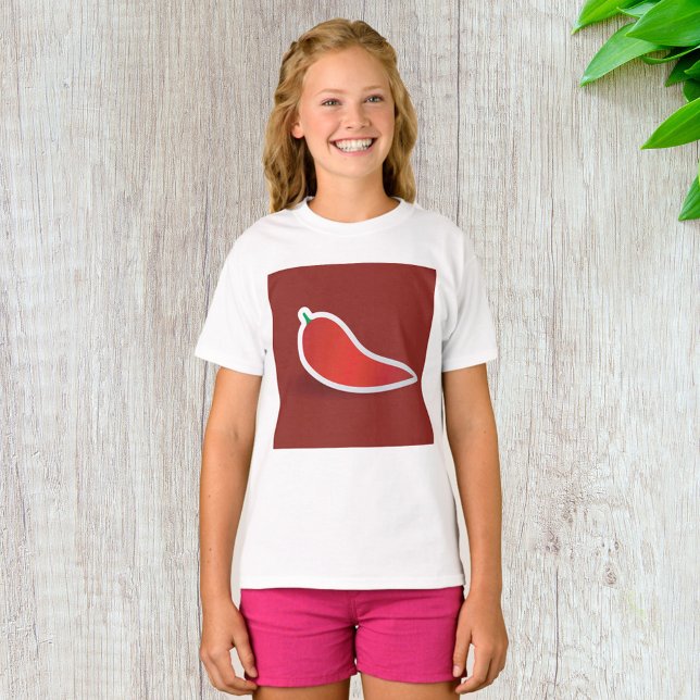 Camiseta Pimiento rojo chili (Subido por el creador)
