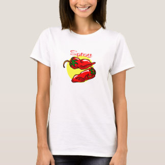 Camiseta Pimientos picantes de chile rojo