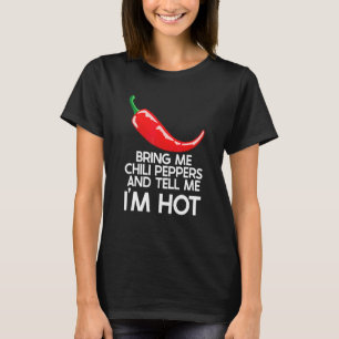 Camiseta Pimientos rojos secos Carolina Reaper Comida pican