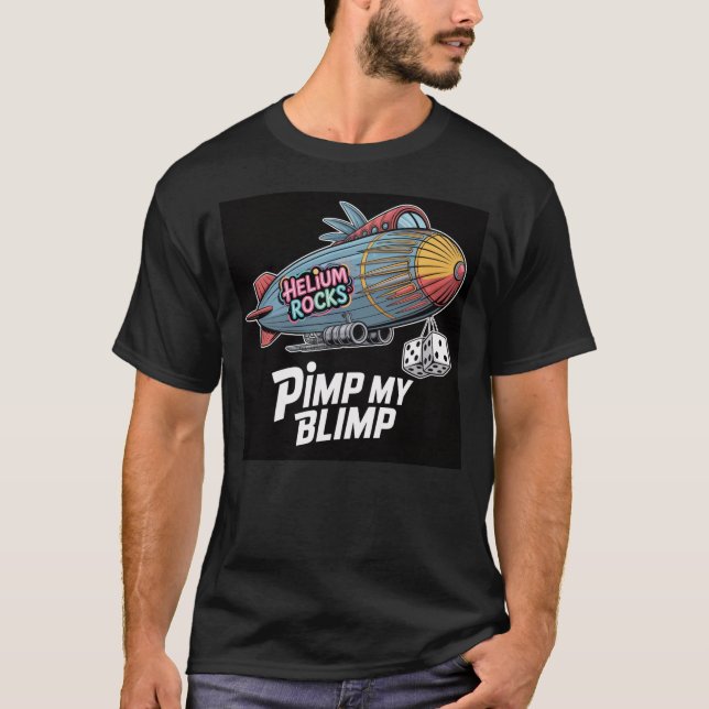 Camiseta Pimp My Blimp - Decorado dirigible (Anverso)