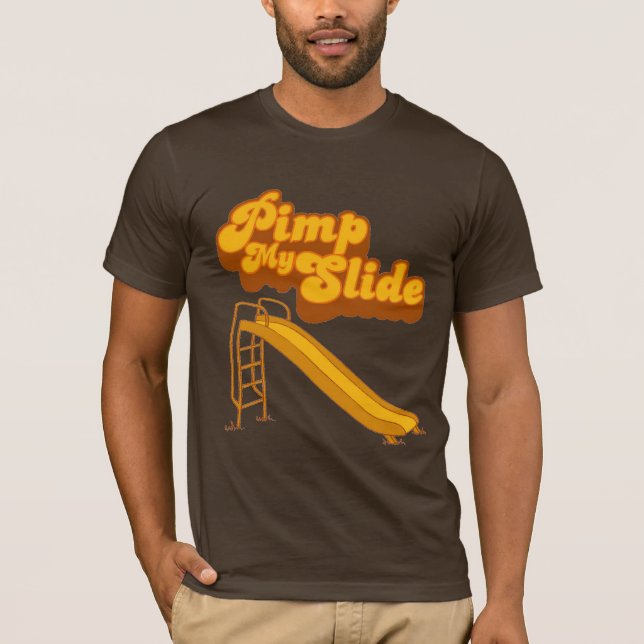 Camiseta Pimp My Slide Funny Retro (Anverso)