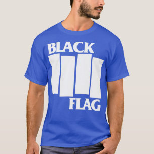 Camiseta Pin de bandera negra retro