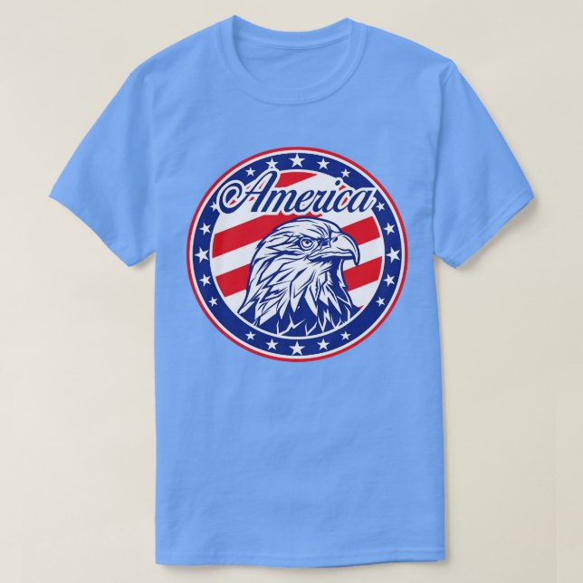 CAMISETA PIN DE EAGLE ESTADOUNIDENSE (Diseño del anverso)