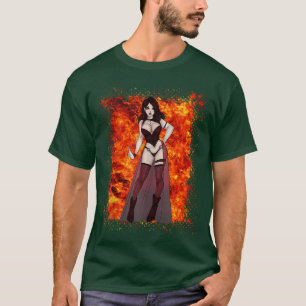 Camiseta Pin de Halloween de vampiro monstruo de terror Mis