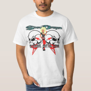 Camiseta Pin de la escuela vieja de SnowDragon para arriba