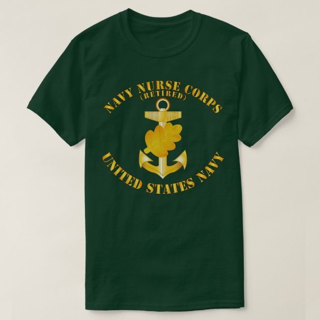 Camiseta Pin de los Cuerpos de Enfermería de la Marina Reti (Diseño del anverso)