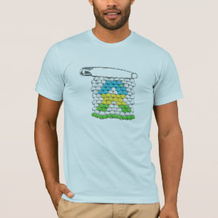 Camiseta Pin de Rwanda del SIDA de la CARA