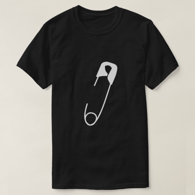Camiseta Pin de seguridad - Simbolizando la seguridad  (Diseño del anverso)