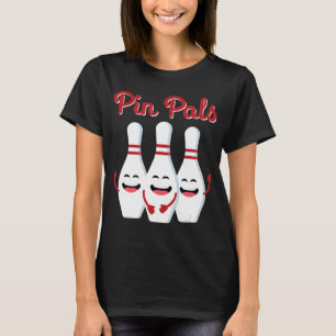 Camiseta Pin Pals Cute Bowling Para Hombres Mujeres Y Niños