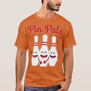 Camiseta Pin Pals Cute Bowling Para Hombres Mujeres Y Niños