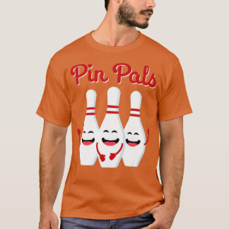 Camiseta Pin Pals Cute Bowling Para Hombres Mujeres Y Niños