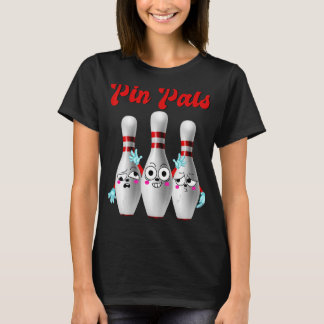 Camiseta Pin Pals Cute Bowling Para Hombres Mujeres Y Niños
