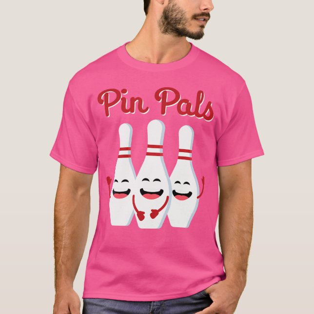 Camiseta Pin Pals Cute Bowling Para Y (Anverso)