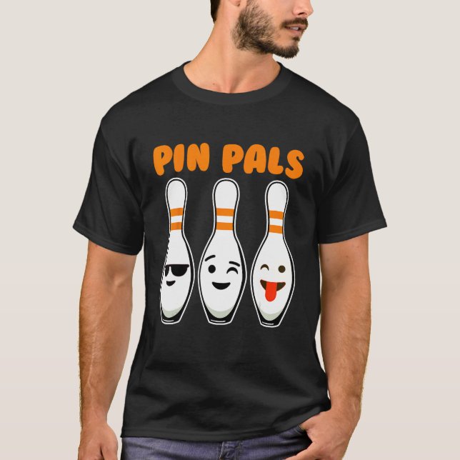 Camiseta Pin Pals Cute Funny Bowling (Anverso)