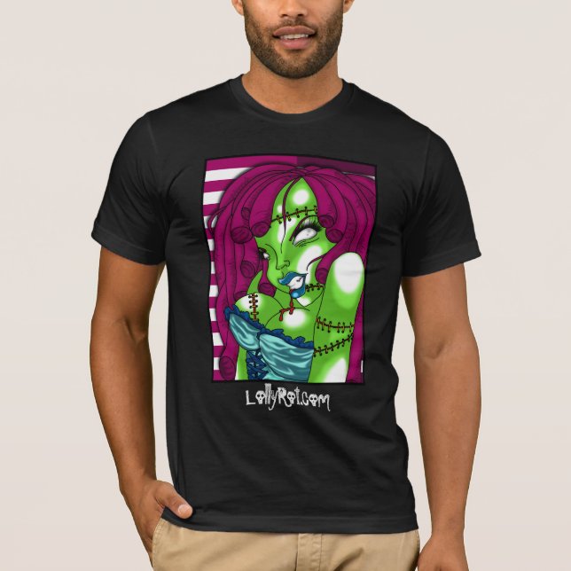 Camiseta Pin-para arriba del zombi (Anverso)