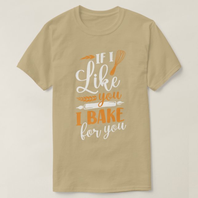 Camiseta Pin rodante de Bake Baking Whisk (Diseño del anverso)
