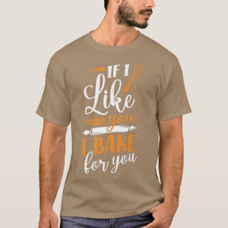 Camiseta Pin rodante de Bake Baking Whisk