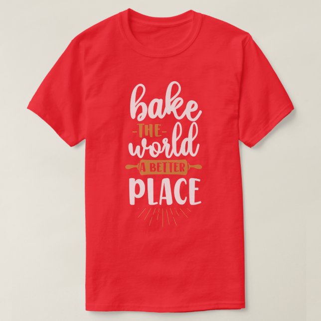 Camiseta Pin rodante de hornear (Diseño del anverso)