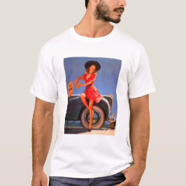 Camiseta Pin Up Chica NO APARCAMIENTO