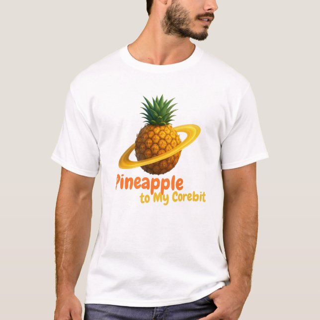 Camiseta Piña a mi Corebit (Anverso)