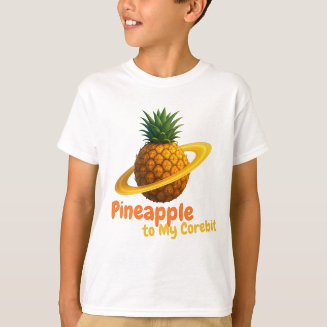 Camiseta Piña a Mi Corebit. (Anverso)
