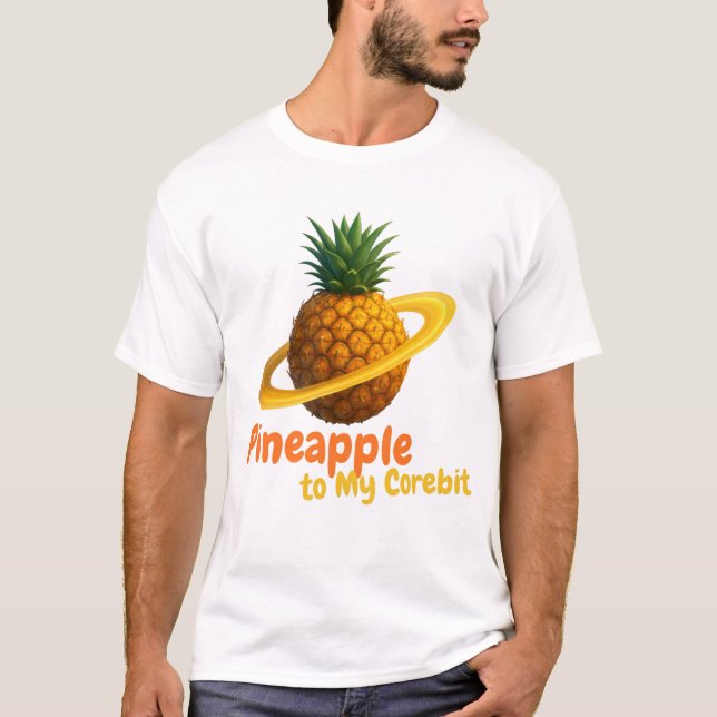 Camiseta Piña a Mi Corebit. (Anverso)