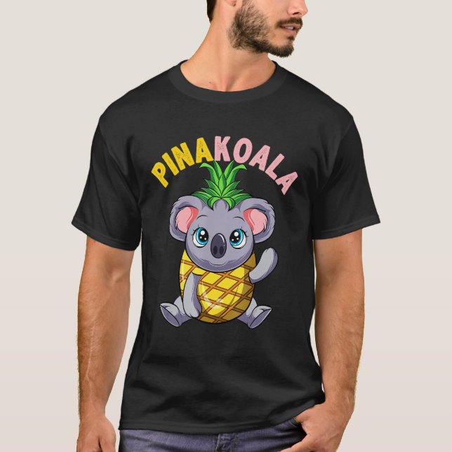 Camiseta Pina Colada  Koala And Pineapple (Anverso)