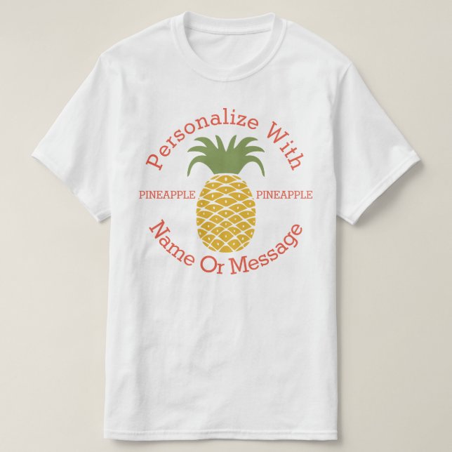Camiseta Piña Cuta PERSONALIZADA (Diseño del anverso)