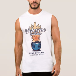 Camiseta Piña de bienvenida ropa de texto personalizado