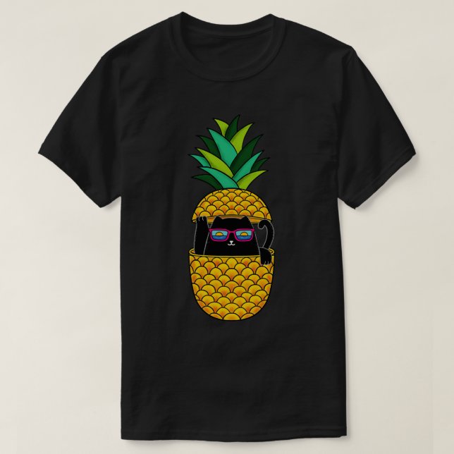 Camiseta Piña de gato (Diseño del anverso)