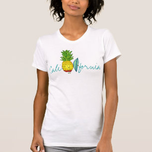 Camiseta Piña de la persona que practica surf de California