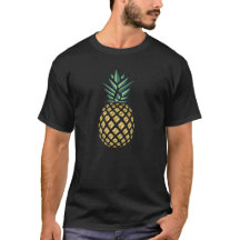 Piña de oro del estilo geométrico