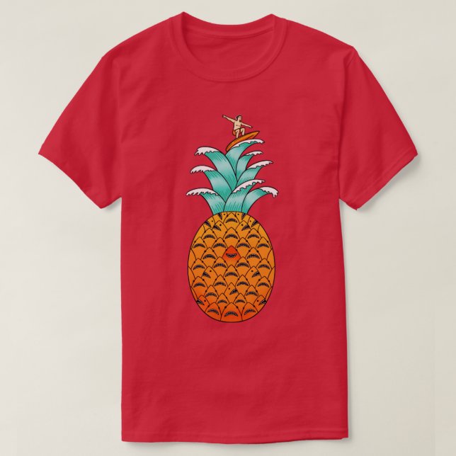 Camiseta Piña de tiburón (Diseño del anverso)