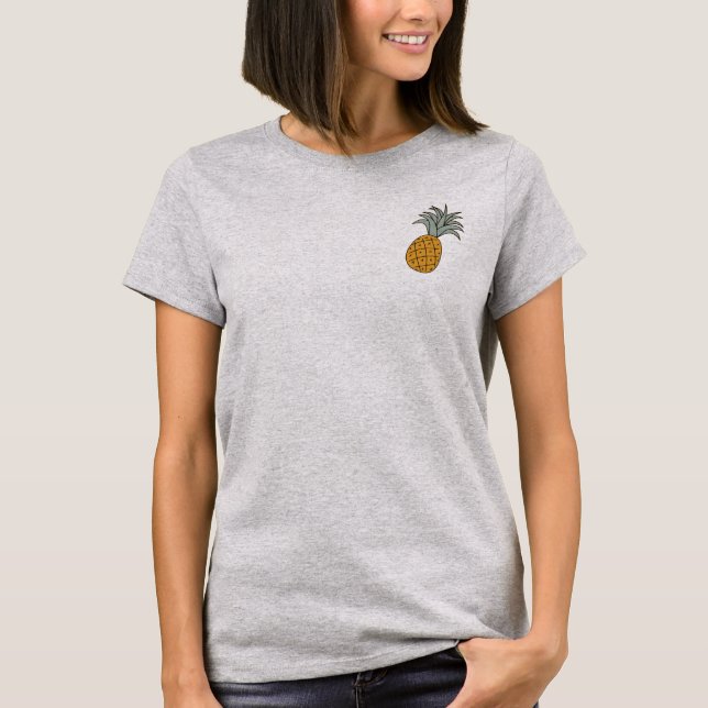 Camiseta Piña divertida genial (Anverso)