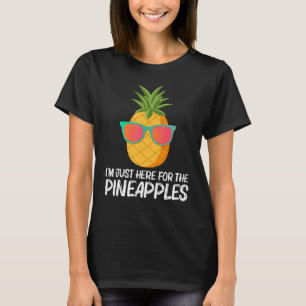 Camiseta Piña divertida para hombres mujeres gafas de sol d