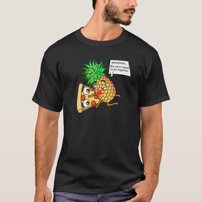 Camiseta Piña En Pizza (Anverso)