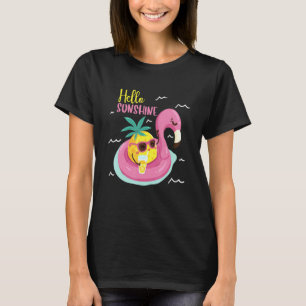 Camiseta Piña En Un Cuerpo De Verano Ininflable Flamingo