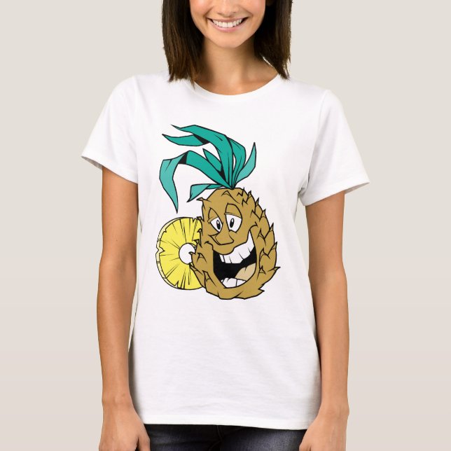 Camiseta Piña feliz (Anverso)