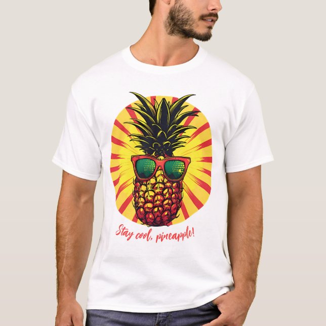 Camiseta Piña Guay en gafas de sol (Anverso)