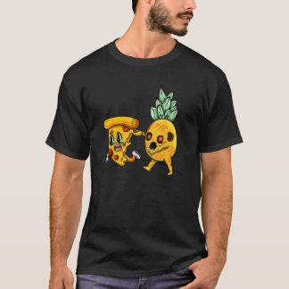 Camiseta Piña hawaiana Horror Pizza Zombie Funny Hallo