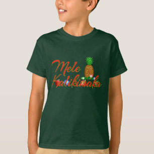 Camiseta Piña hawaiana Mele Kalikimaka