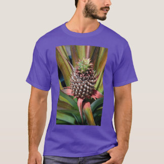 Camiseta Piña joven creciendo bajo el sol tropical