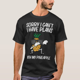 Camiseta Piña Para Hombres Fruta Verano