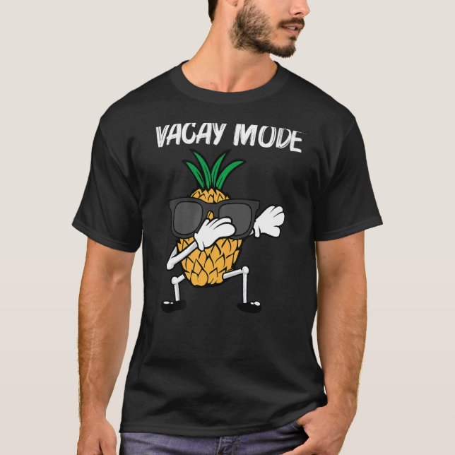 Camiseta Piña Para Hombres Frutas Verano 1 (Anverso)