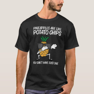 Camiseta Piña Para Hombres Frutas Verano 1